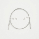 Тросик "GlideX" для съемных спиц, длина около 94 (120)см, заглушки 2шт, ключик, KnitPro, 10656